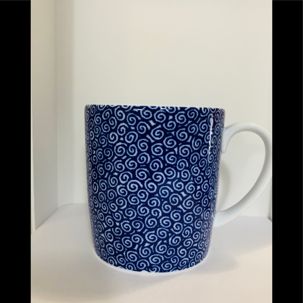 Blue Tiffany & Co. VINES Mug Cup Porcelain Japan